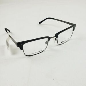 Ti Flex Titanium MC T1721 Matte Black Gun Eyeglasses Frames 53 17 140 NWOT